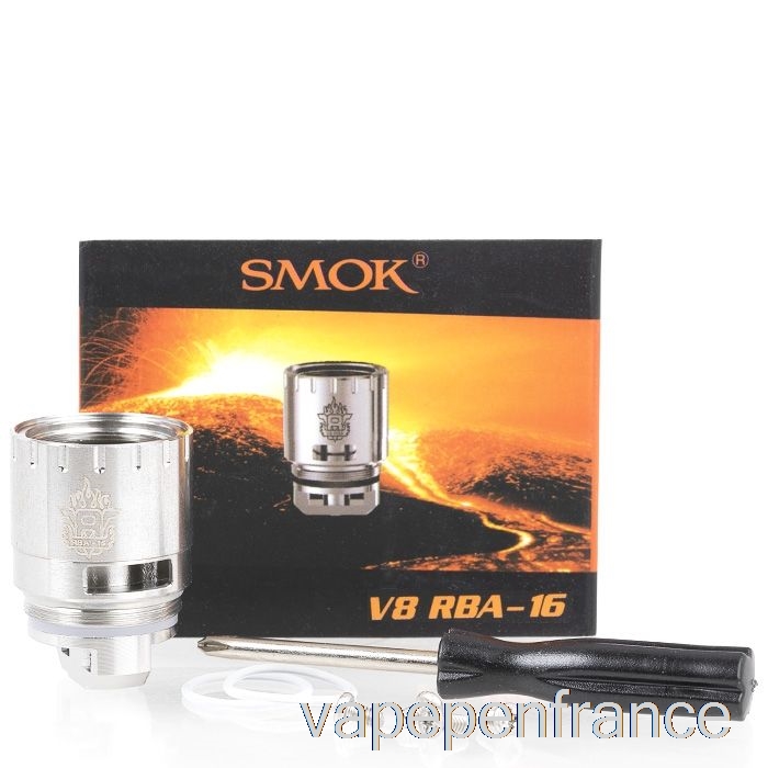 Bobines De Remplacement De Moteurs Turbo Smok Tfv8 Pince V8 Rba-16 à Deux Colonnes (paquet De 1) Stylo Vape